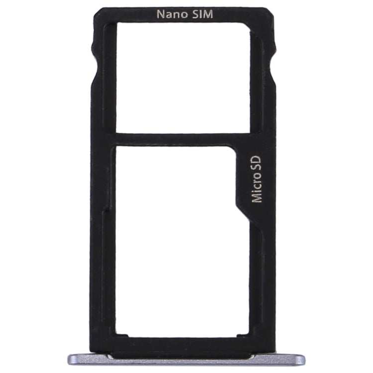 For ZTE Nubia BV0720 SIM Card Tray & SIM / Micro SD Card Tray(Grey)