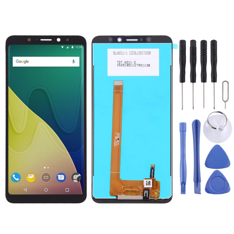 LCD Screen and Digitizer Full Assembly for Casper  Via G1 Plus (Black)