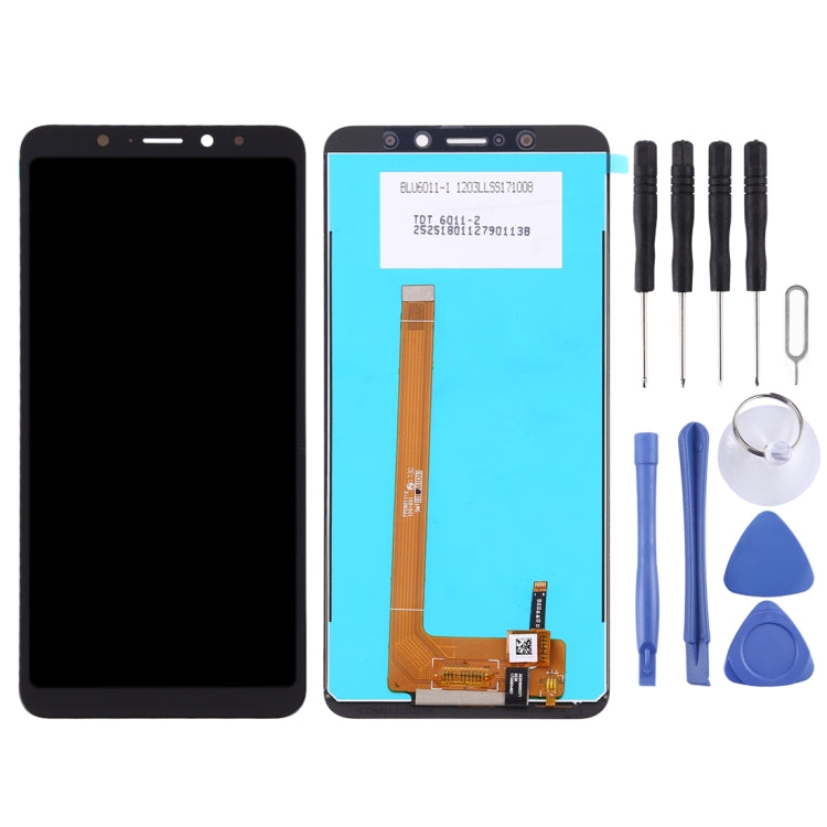 LCD Screen and Digitizer Full Assembly for Casper  Via G1 Plus (Black)