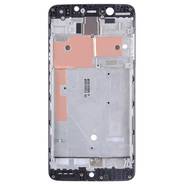 Front Housing LCD Frame Bezel Plate for BQ Aquaris U2 Lite(Black)