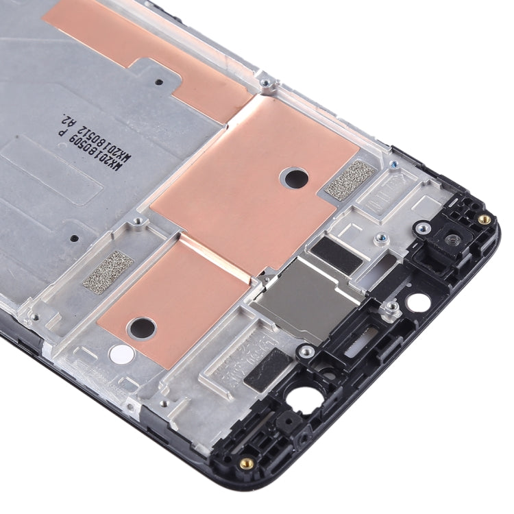 Front Housing LCD Frame Bezel Plate for BQ Aquaris U2 Lite(Black)