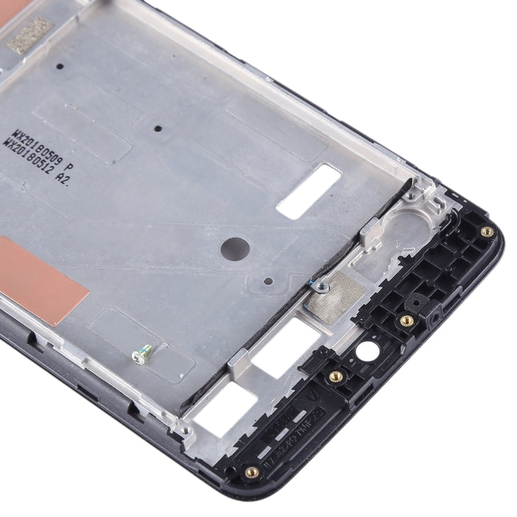 Front Housing LCD Frame Bezel Plate for BQ Aquaris U2 Lite(Black)