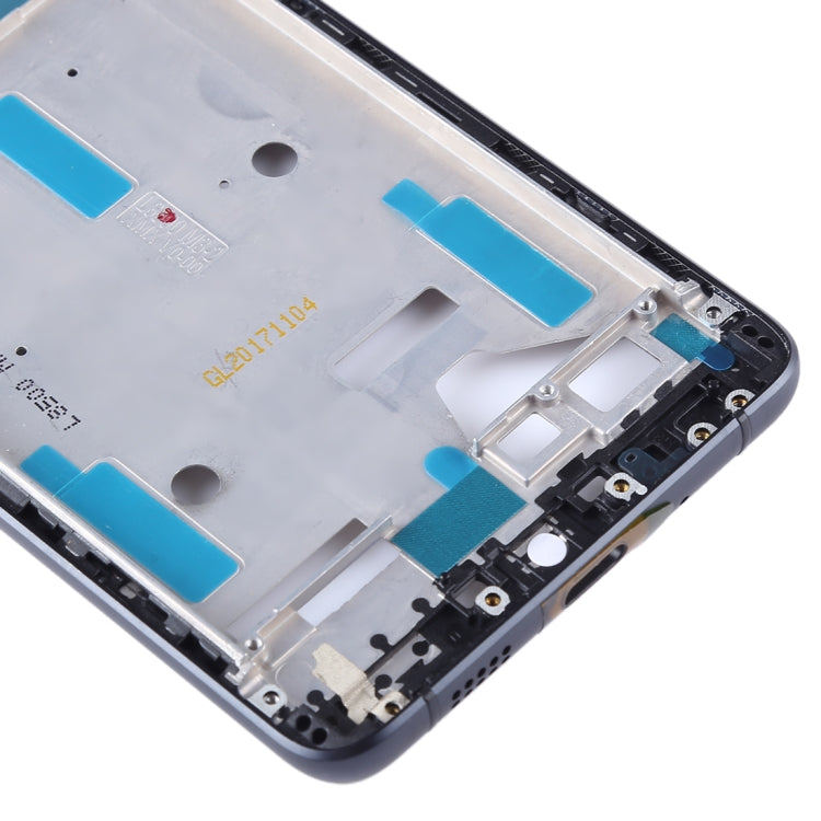 Front Housing LCD Frame Bezel Plate with Side Keys for BQ Aquaris X / X Pro(Black)
