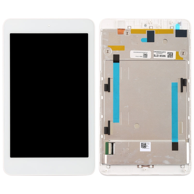 OEM LCD Screen for Acer Iconia One 7 B1-750 Digitizer Full Assembly with Frameï¼ˆWhite)