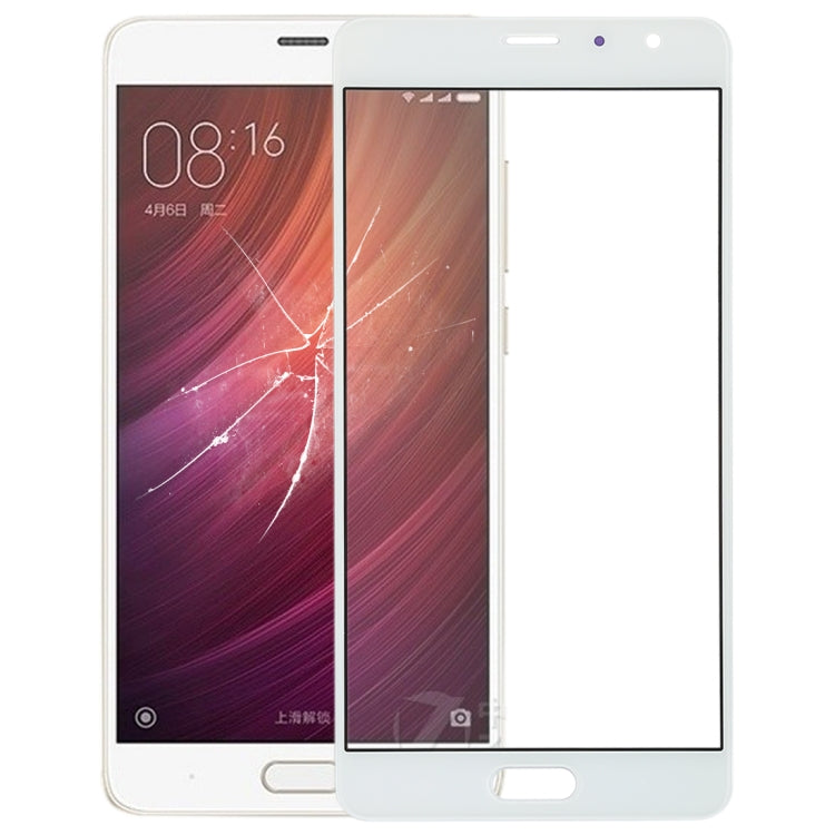 Front Screen Outer Glass Lens for Xiaomi Redmi Pro(White)
