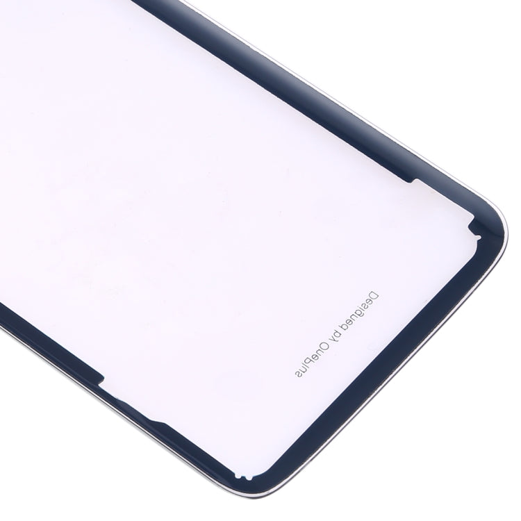 For OnePlus 6T Battery Back Cover with Camera Lens (Transparent)