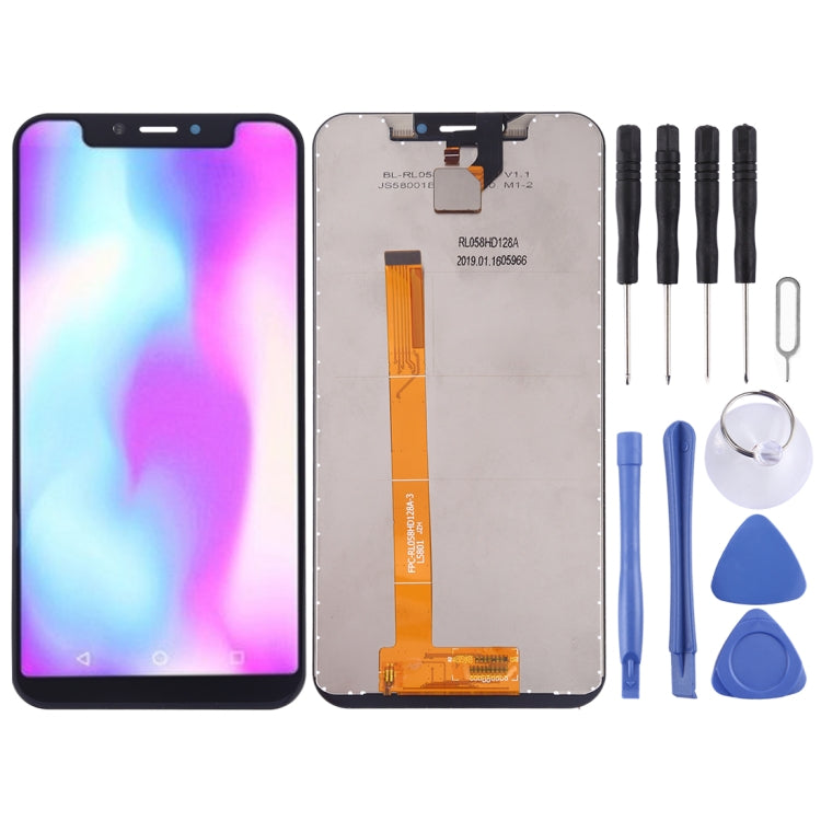 Original LCD Screen for Leagoo S9 with Digitizer Full Assembly (Black)