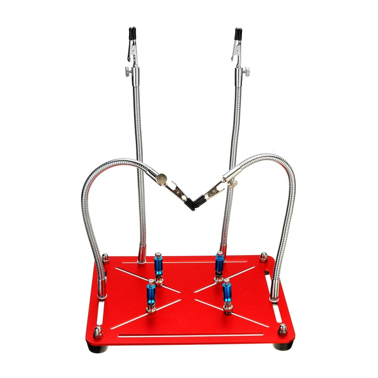 Universal Metal 4 Flexible Arms Magnetic Helping Hands Soldering Work Repair Tool PCB Circuit Board Holder Stand