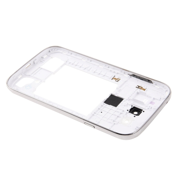 For Galaxy Grand Neo Plus / i9060i Single Card Version Middle Frame Bezel / Back Plate Housing Camera Lens Panel (White)
