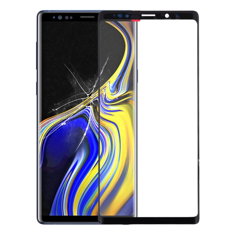 For Galaxy Note9  Front Screen Outer Glass Lens (Black)
