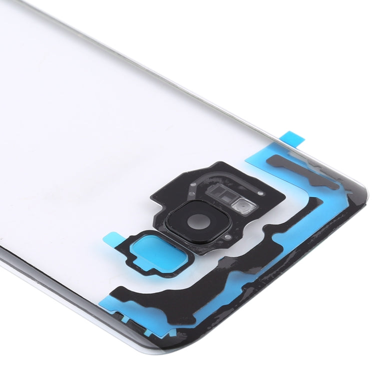 For Samsung Galaxy S8 + / G955 G955F G955FD G955U G955A G955P G955T G955V G955R4 G955W G9550 Transparent Battery Back Cover with Camera Lens Cover (Transparent)