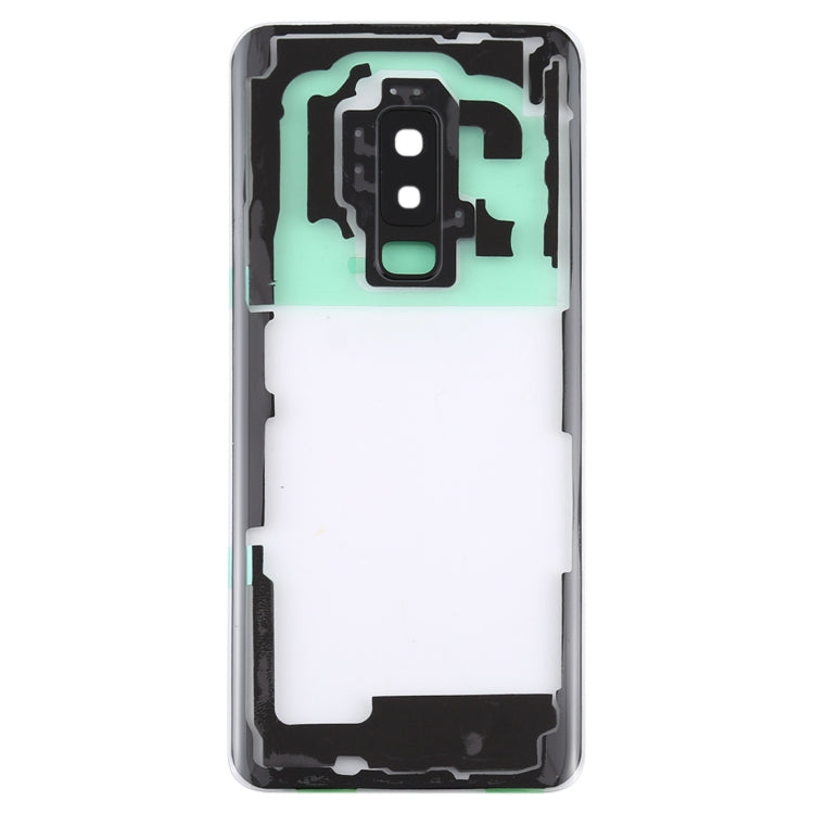 For Samsung Galaxy S9+ / G965F G965F/DS G965U G965W G9650 Transparent Battery Back Cover with Camera Lens Cover (Transparent)