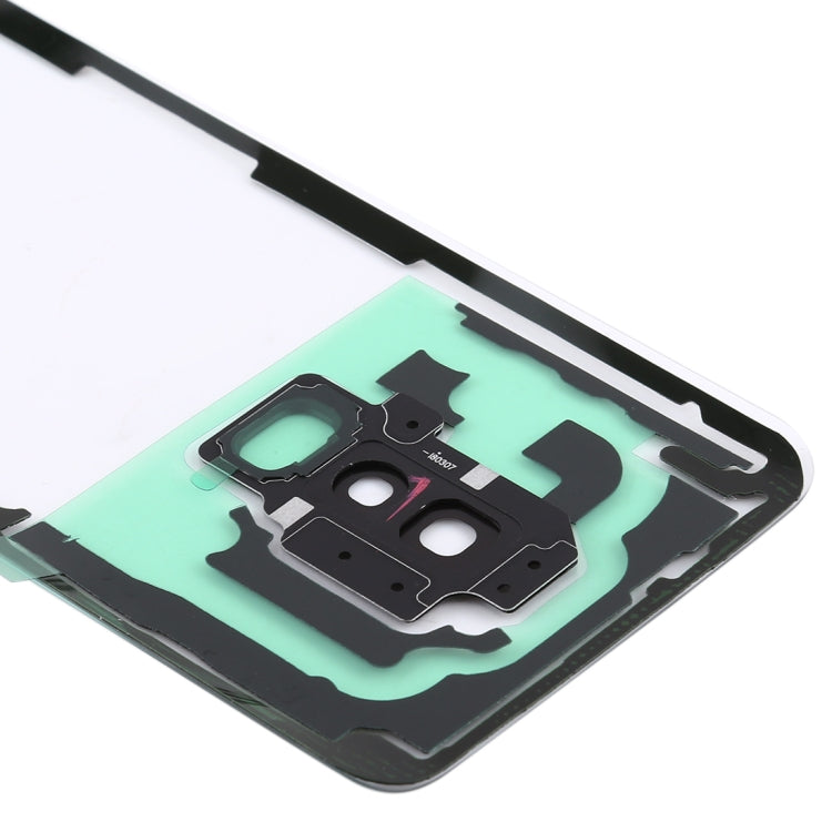 For Samsung Galaxy S9+ / G965F G965F/DS G965U G965W G9650 Transparent Battery Back Cover with Camera Lens Cover (Transparent)