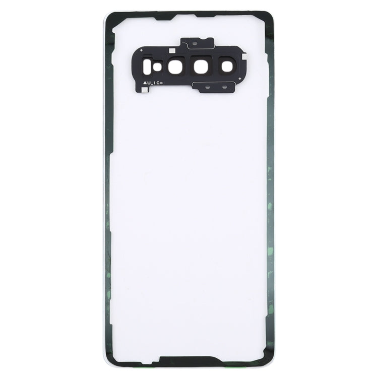 For Samsung Galaxy S10+ SM-G9750 G975F Transparent Battery Back Cover with Camera Lens Cover (Transparent)