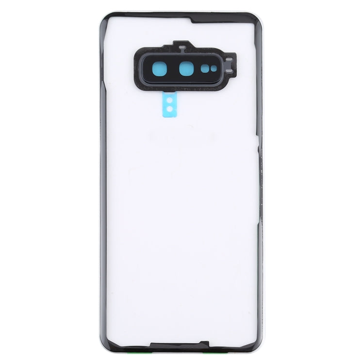 For Samsung Galaxy S10e / G970F/DS G970U G970W SM-G9700 Transparent Battery Back Cover with Camera Lens Cover (Transparent)
