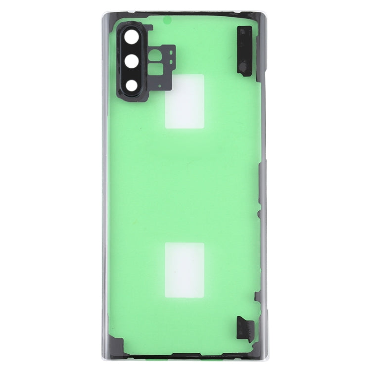 For Samsung Galaxy Note 10+ N975 N9750 Transparent Battery Back Cover with Camera Lens Cover (Transparent)