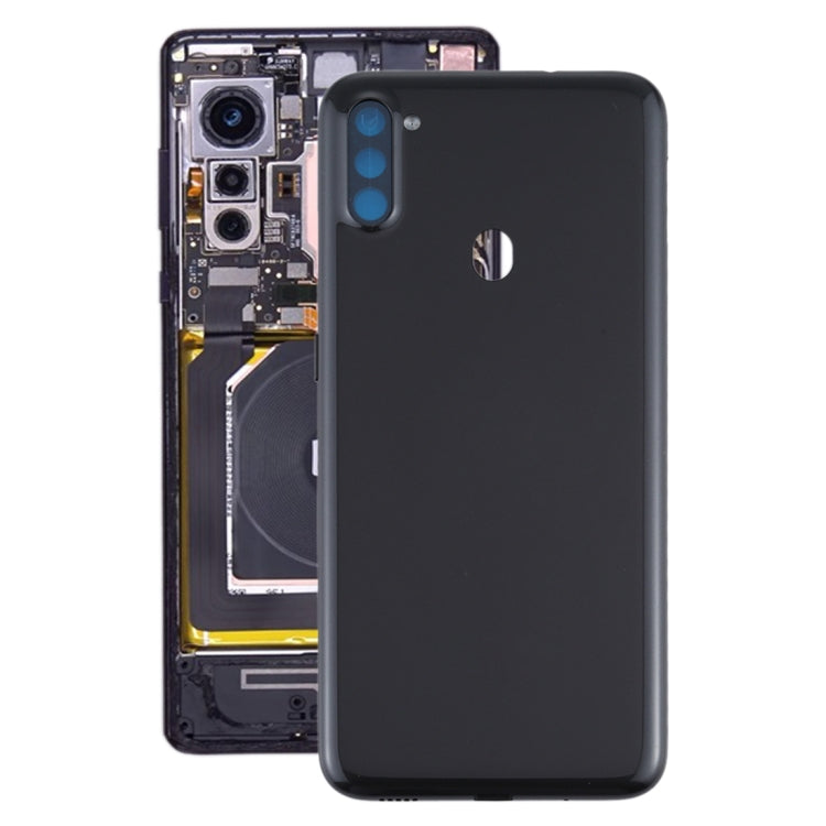 For Samsung Galaxy A11 Battery Back Cover (Black)