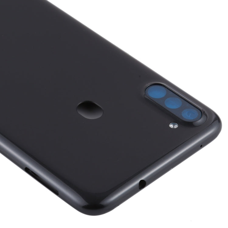 For Samsung Galaxy A11 Battery Back Cover (Black)