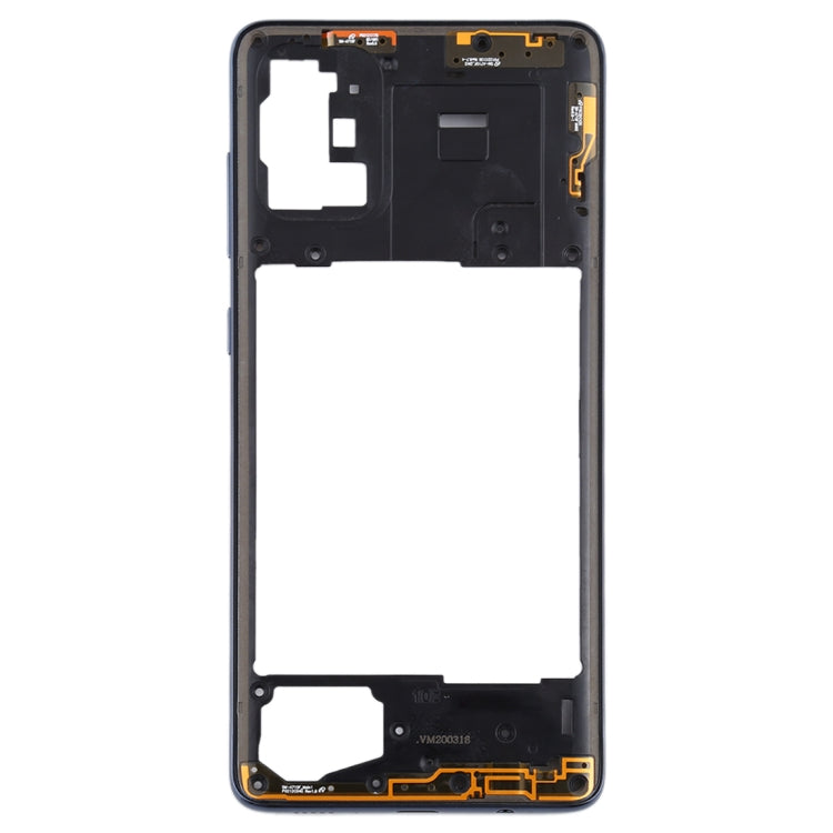 For Samsung Galaxy A71  Middle Frame Bezel Plate (Black)