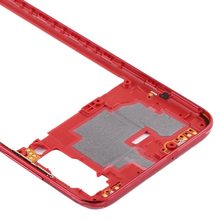 For Samsung Galaxy A70s  Middle Frame Bezel Plate (Red)