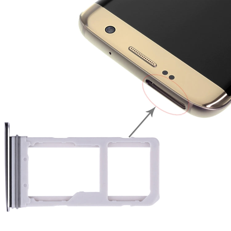 For Galaxy S7 Edge 2 SIM Card Tray / Micro SD Card Tray