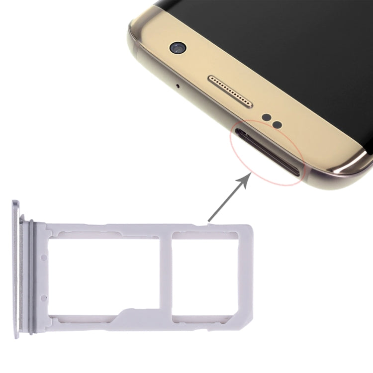 For Galaxy S7 Edge 2 SIM Card Tray / Micro SD Card Tray