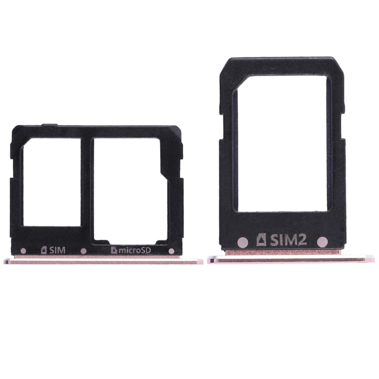 For Galaxy A5108 / A7108 2 SIM Card Tray + Micro SD Card Tray