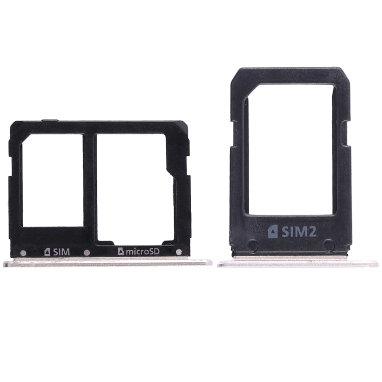 For Galaxy A5108 / A7108 2 SIM Card Tray + Micro SD Card Tray
