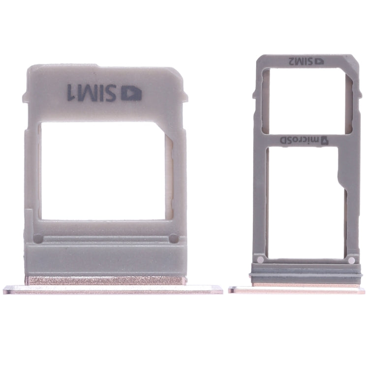 For Galaxy A520 / A720 2 SIM Card Tray + Micro SD Card Tray