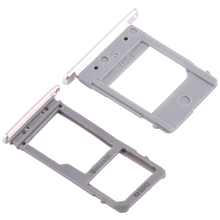 For Galaxy A520 / A720 2 SIM Card Tray + Micro SD Card Tray