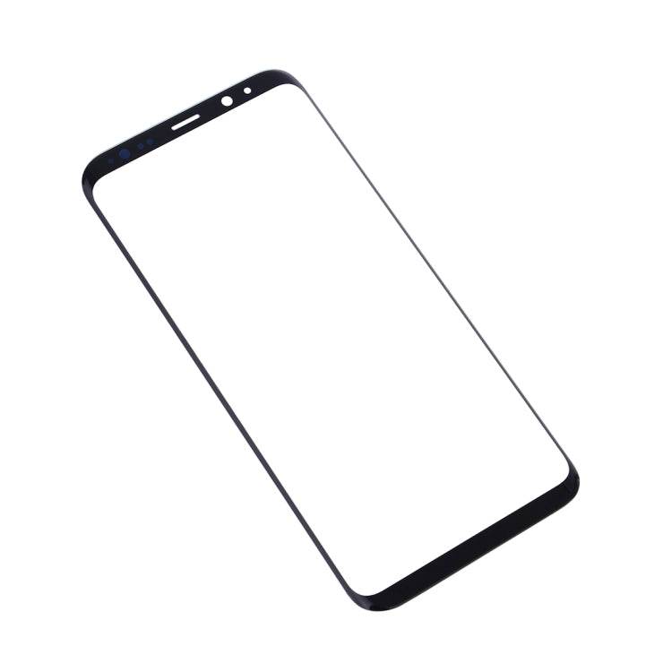 For Galaxy S8+ Original Front Screen Outer Glass Lens (Black)