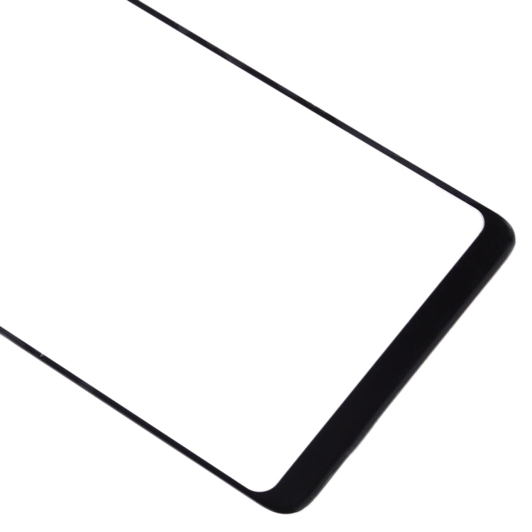 For Galaxy A8 Star / A9 Star  Front Screen Outer Glass Lens (Black)