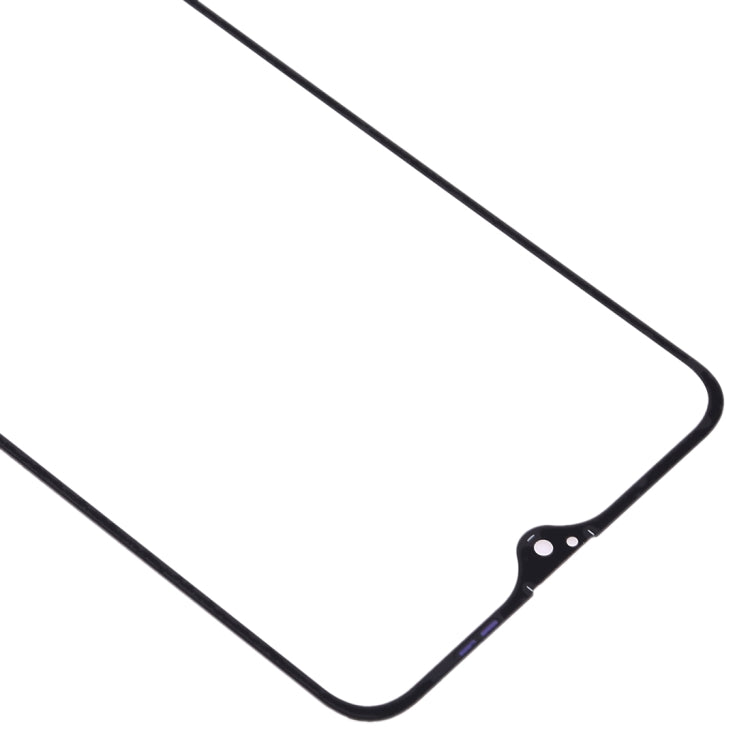 For Galaxy A10  Front Screen Outer Glass Lens (Black)