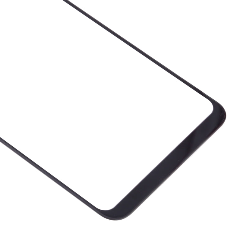 For Galaxy A10  Front Screen Outer Glass Lens (Black)