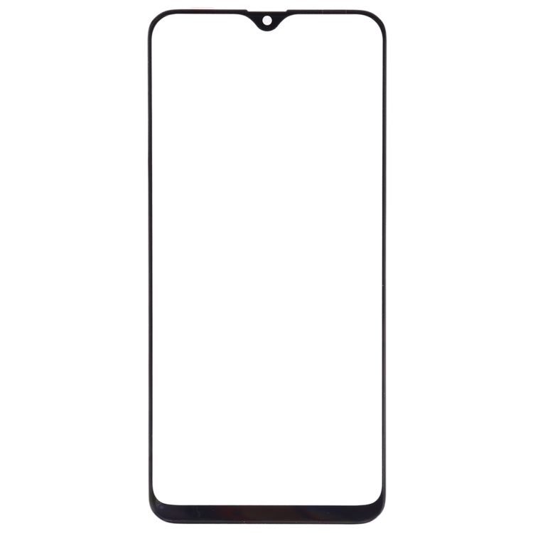 For Galaxy A20  Front Screen Outer Glass Lens (Black)