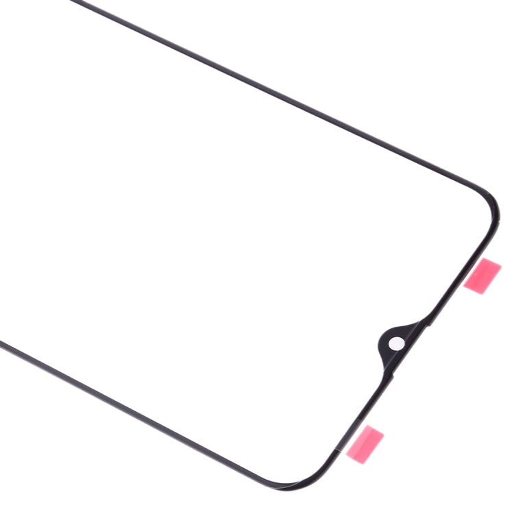 For Galaxy A20  Front Screen Outer Glass Lens (Black)