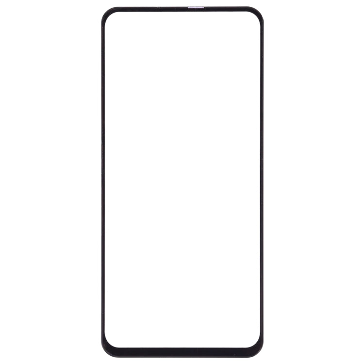 For Galaxy A60  Front Screen Outer Glass Lens (Black)