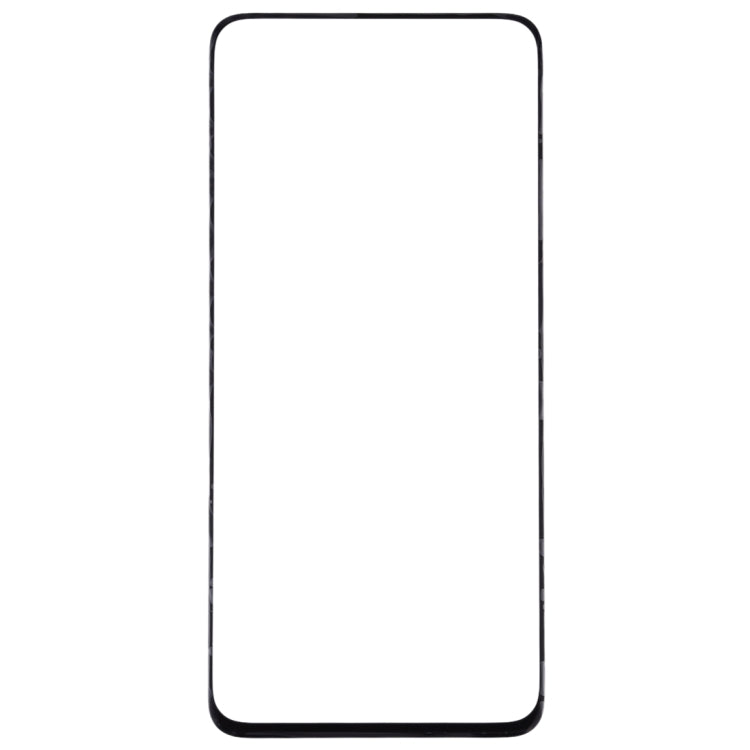 For Galaxy A90 / A80  Front Screen Outer Glass Lens (Black)