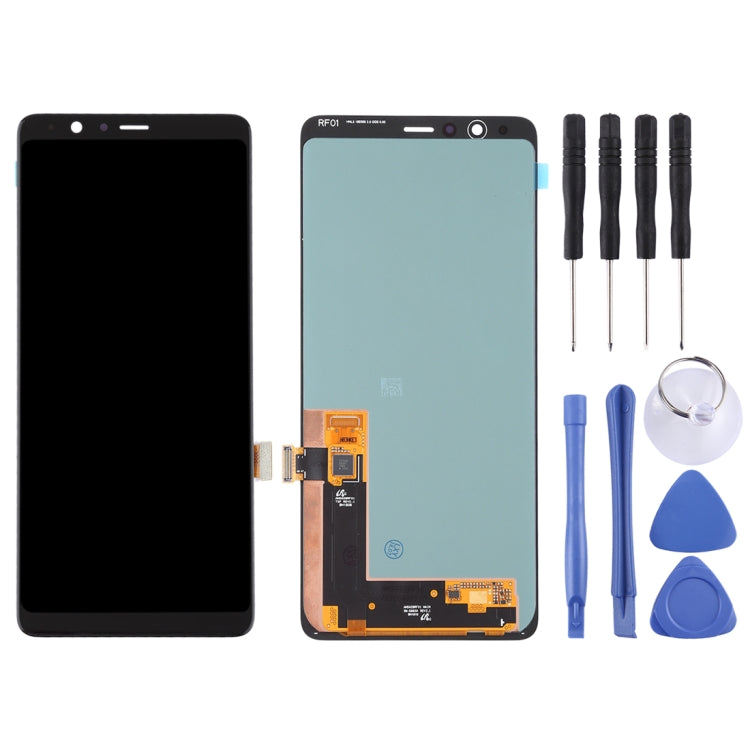 Original Super AMOLED LCD Screen for Galaxy A9 Star / G8850 / A8 Star with Digitizer Full Assembly (Black)