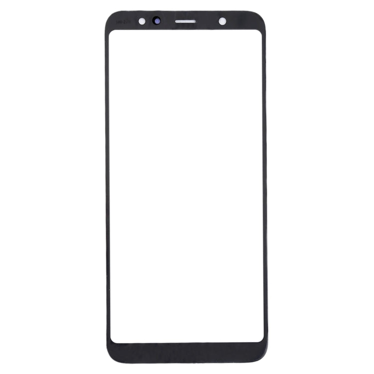 For Galaxy A6+ (2018) / A605  Front Screen Outer Glass Lens (Black)