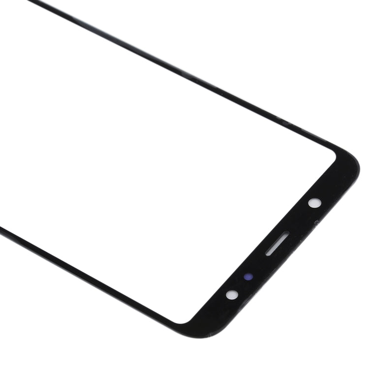 For Galaxy A6+ (2018) / A605  Front Screen Outer Glass Lens (Black)