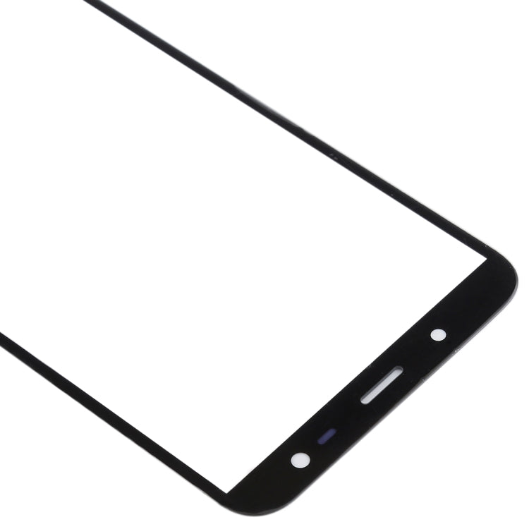 For Galaxy J6, J600F/DS, J600G/DS Front Screen Outer Glass Lens (Black)