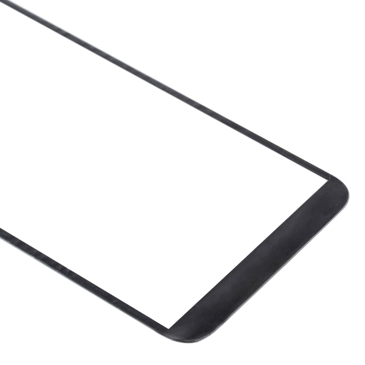 For Galaxy J6, J600F/DS, J600G/DS Front Screen Outer Glass Lens (Black)