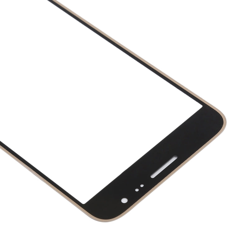 For Galaxy J3 (2016) / J320FN / J320F / J320G / J320M / J320A / J320V / J320P Front Screen Outer Glass Lens (Gold)