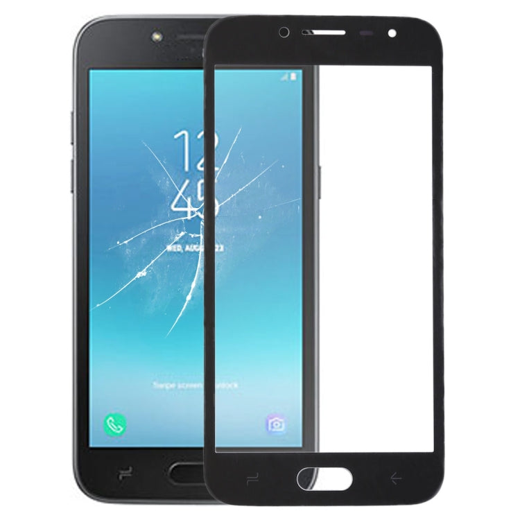 For Galaxy J2 Pro (2018), J250F/DS Front Screen Outer Glass Lens (Black)