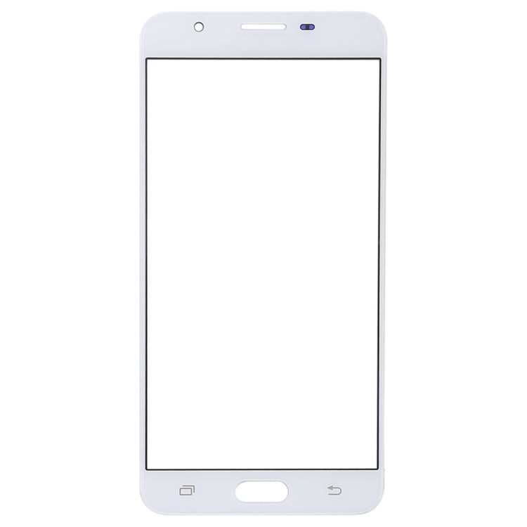 For Galaxy J7 Prime, On7 2016, G610F, G610F/DS, G610F/DD, G610M, G610M/DS, G610Y/DS Front Screen Outer Glass Lens (White)