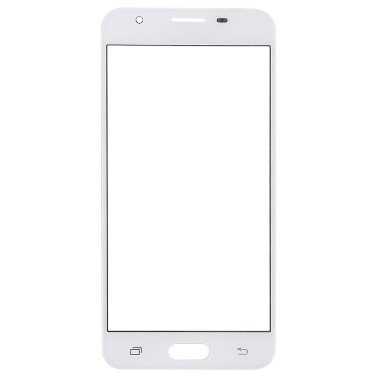 For Galaxy J5 Prime, On5 (2016), G570F/DS, G570Y Front Screen Outer Glass Lens (White)