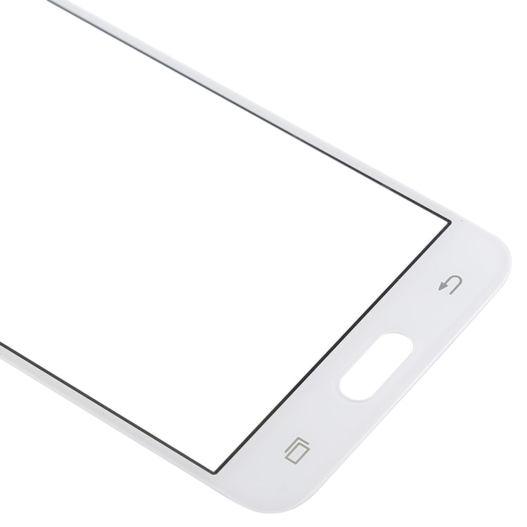 For Galaxy J5 Prime, On5 (2016), G570F/DS, G570Y Front Screen Outer Glass Lens (White)