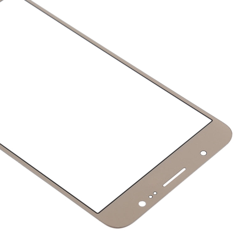 For Galaxy J7 2016, J710F, J710FN, J710M/MN, J7108 Front Screen Outer Glass Lens (Gold)