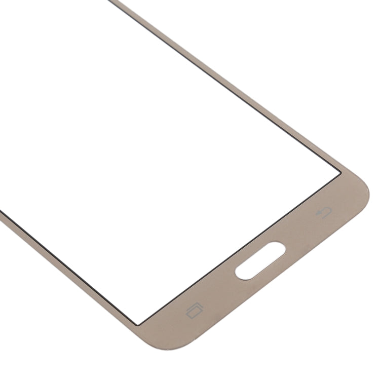 For Galaxy J7 2016, J710F, J710FN, J710M/MN, J7108 Front Screen Outer Glass Lens (Gold)
